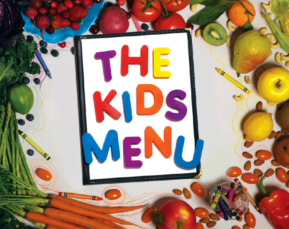 The kids menu